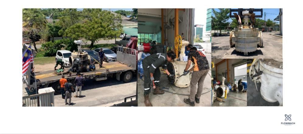 Valve delivery and site handover